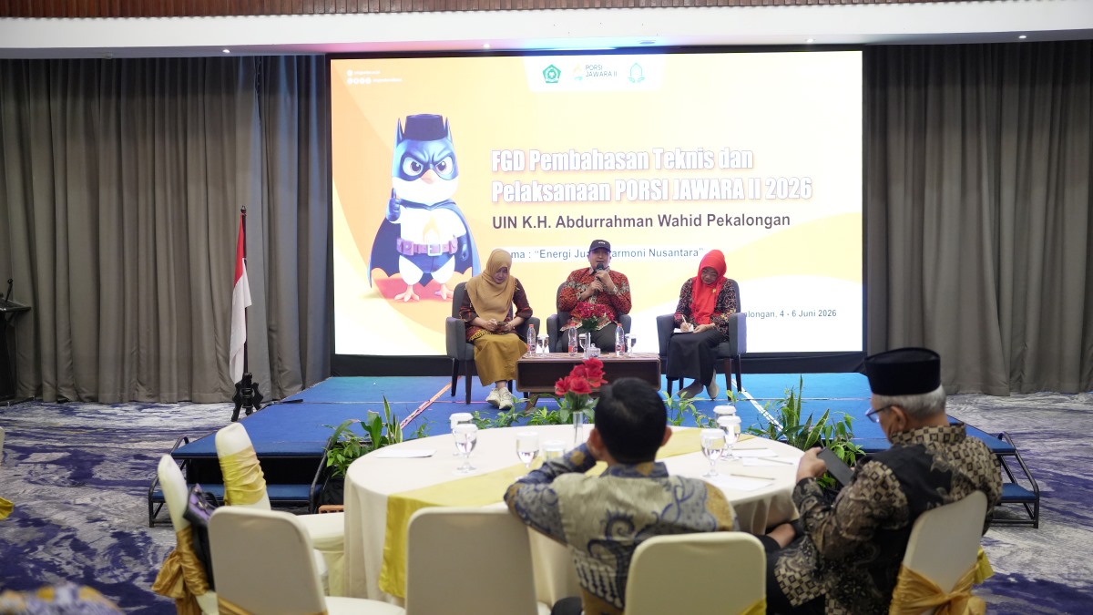 FGD Pembahasan Teknis dan Pelaksanaan PORSI JAWARA II 2026 Resmi Ditutup, Perkuat Silaturahmi Mahasiswa PTKIN Jawa-Madura